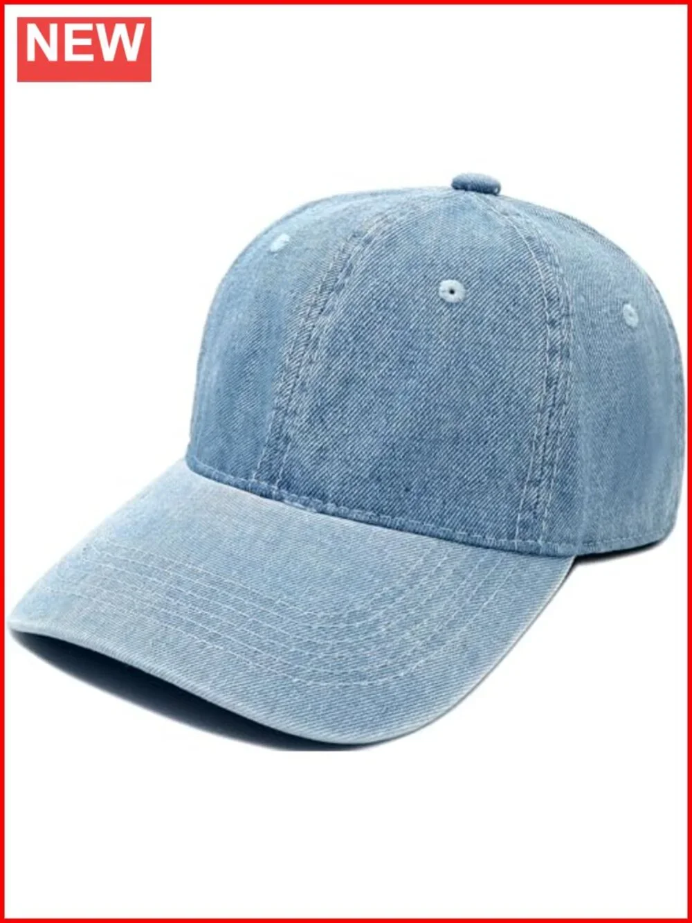 Classic Strapback Baseball Hat Adjustable Unisex Polyester